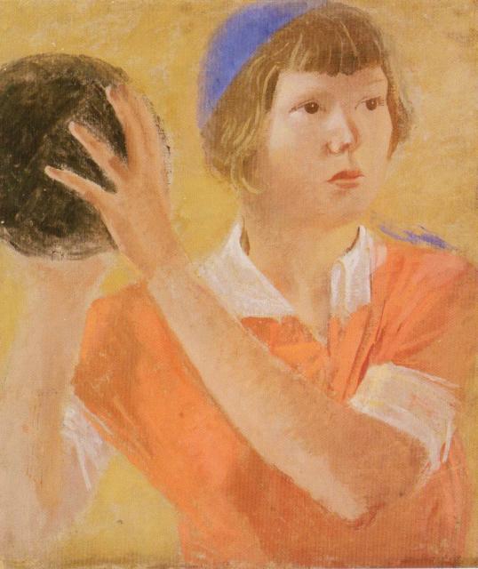 Самохвалов А.Н. Девушка с мячом. 1933 Самохвалов А.Н. Девушка с мячом. 1933